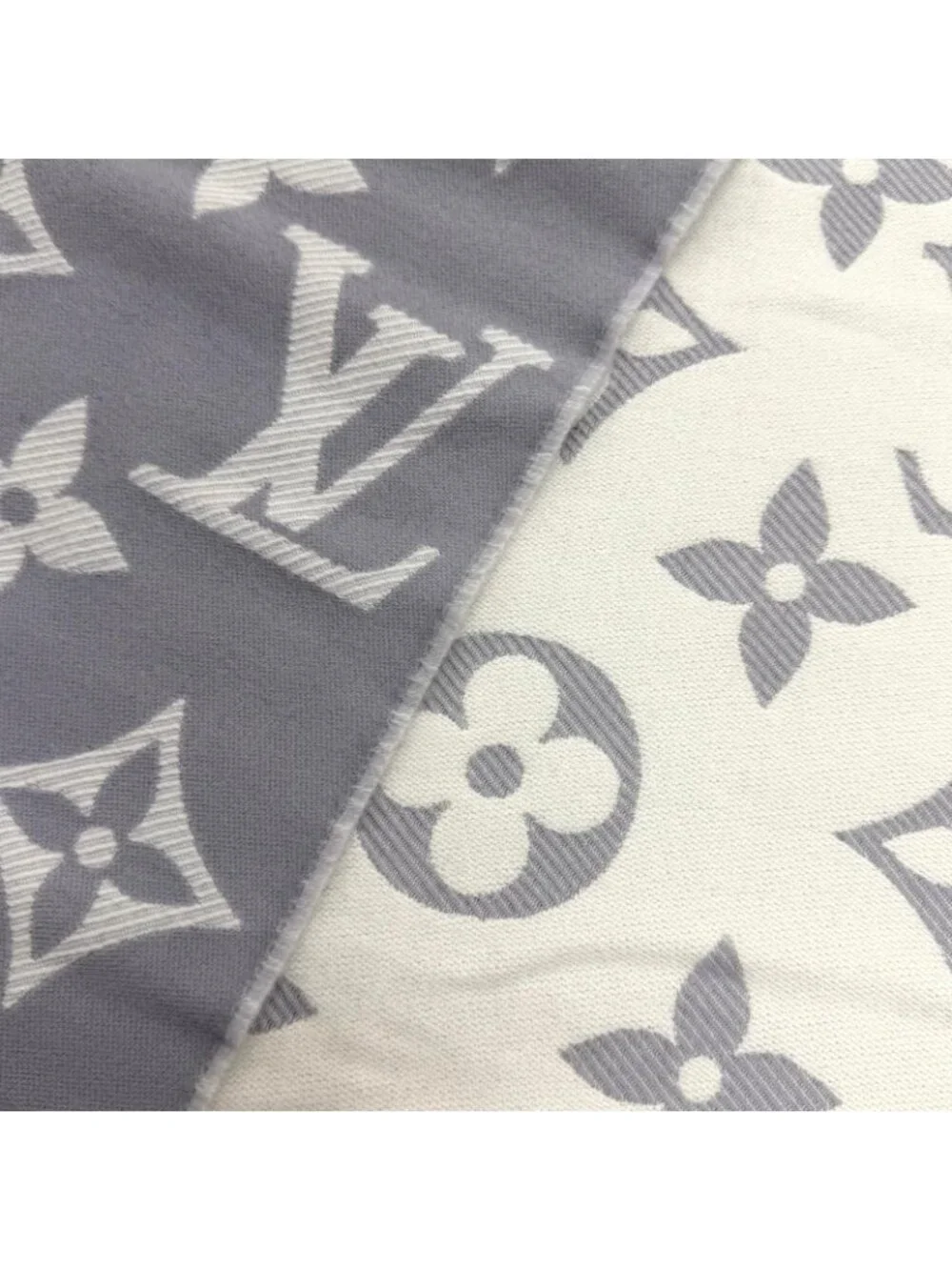 Louis Vuitton Scarf LV Essential Wool Cles Monogram 170 34 Box Included